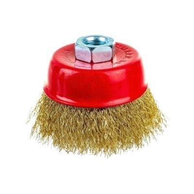 ESCOVA DE AÇO TIPO COPO 4" FRISADA